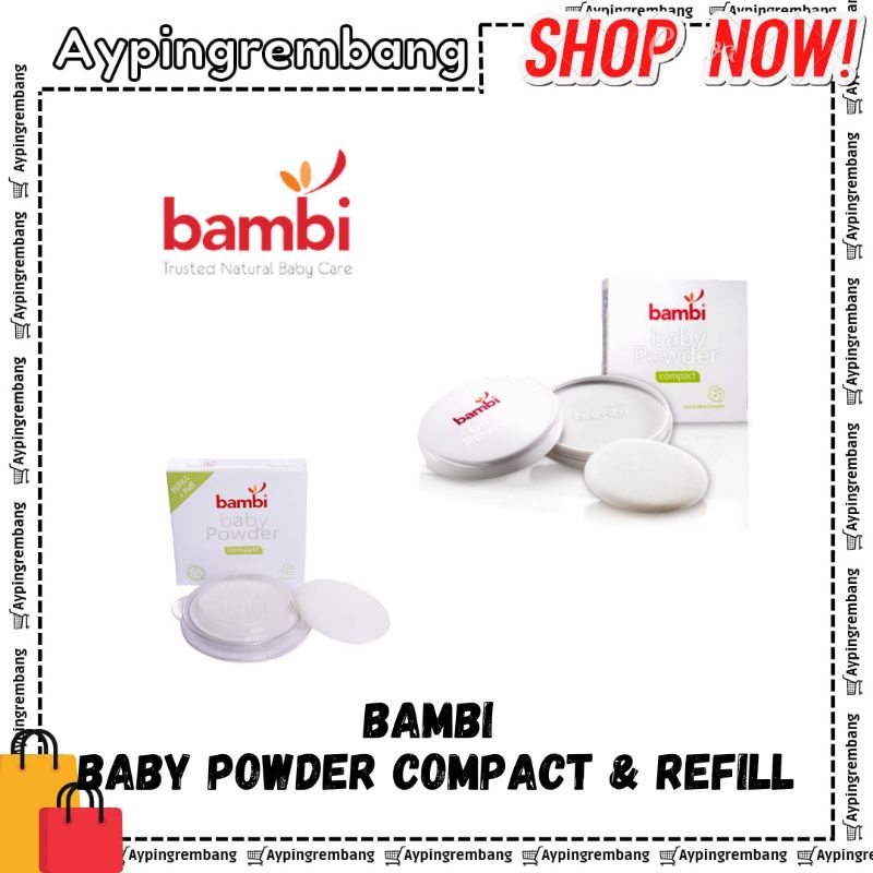 Bambi Compact Powder Compact & Refil