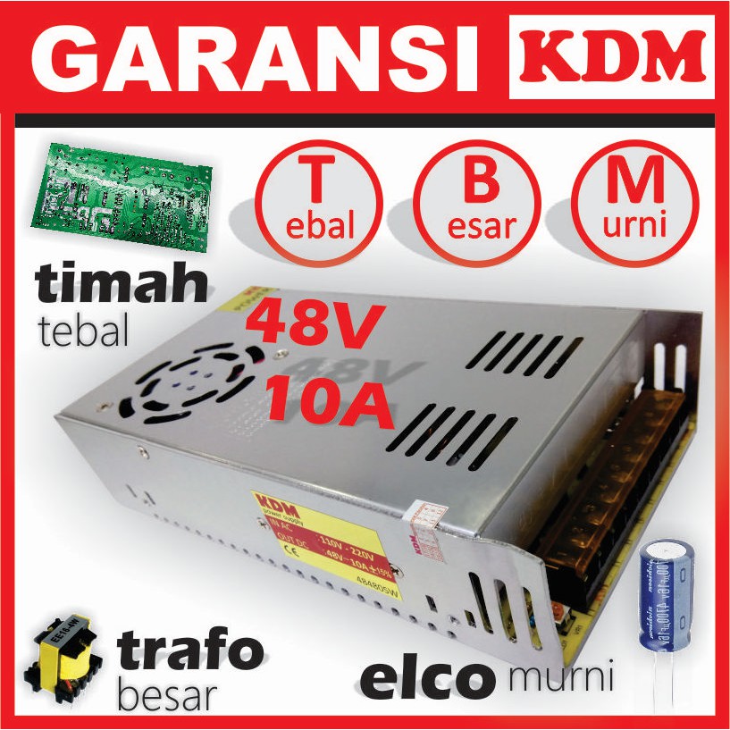 KDM Power Supply 48V 10A