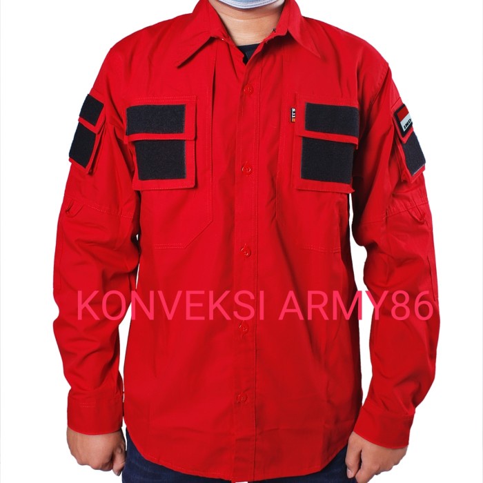 KEMEJA TACTICAL 511 MERAH