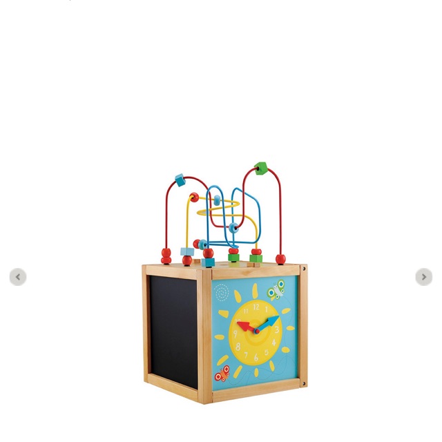 Wooden activity cubes
