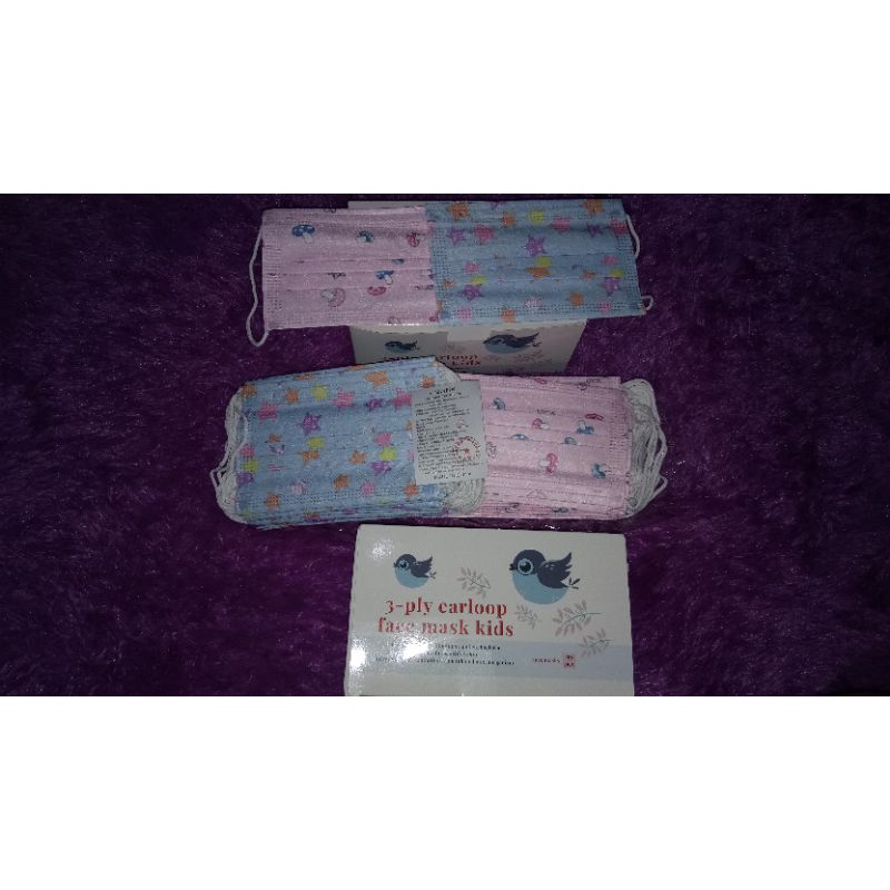 Face Mask Kids 3 Ply Earloop