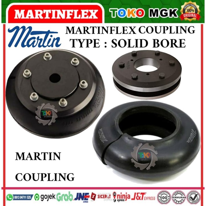 F100B MAX BORE 80mm COMPLETE SET MARTIN TYREFLEX COUPLING ORIGINAL