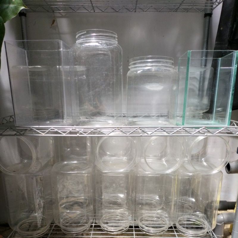 toples plastik dan kaca