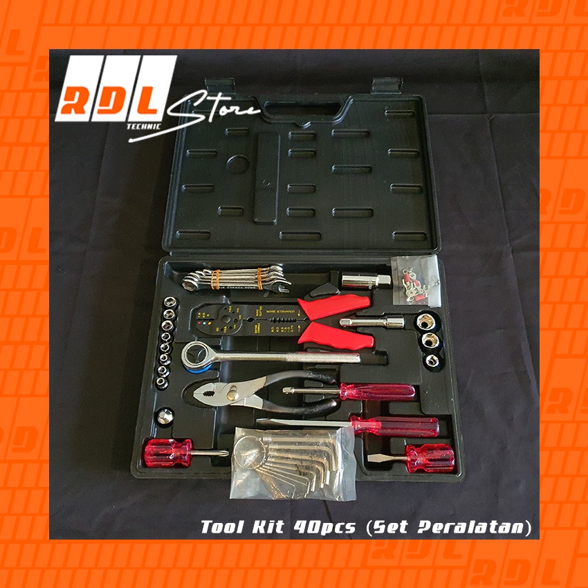 Tool Kit 40pcs (Set Peralatan)