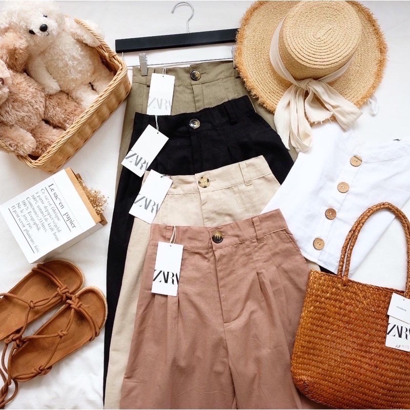 BASIC LINEN PANTS // ELEPA BASIC PANTS // CELANA BAHAN LINEN