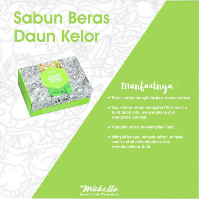 Sabun Beras Daun Kelor