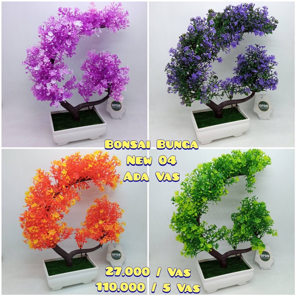 Bonsai Bunga ada vas 03 dan 04