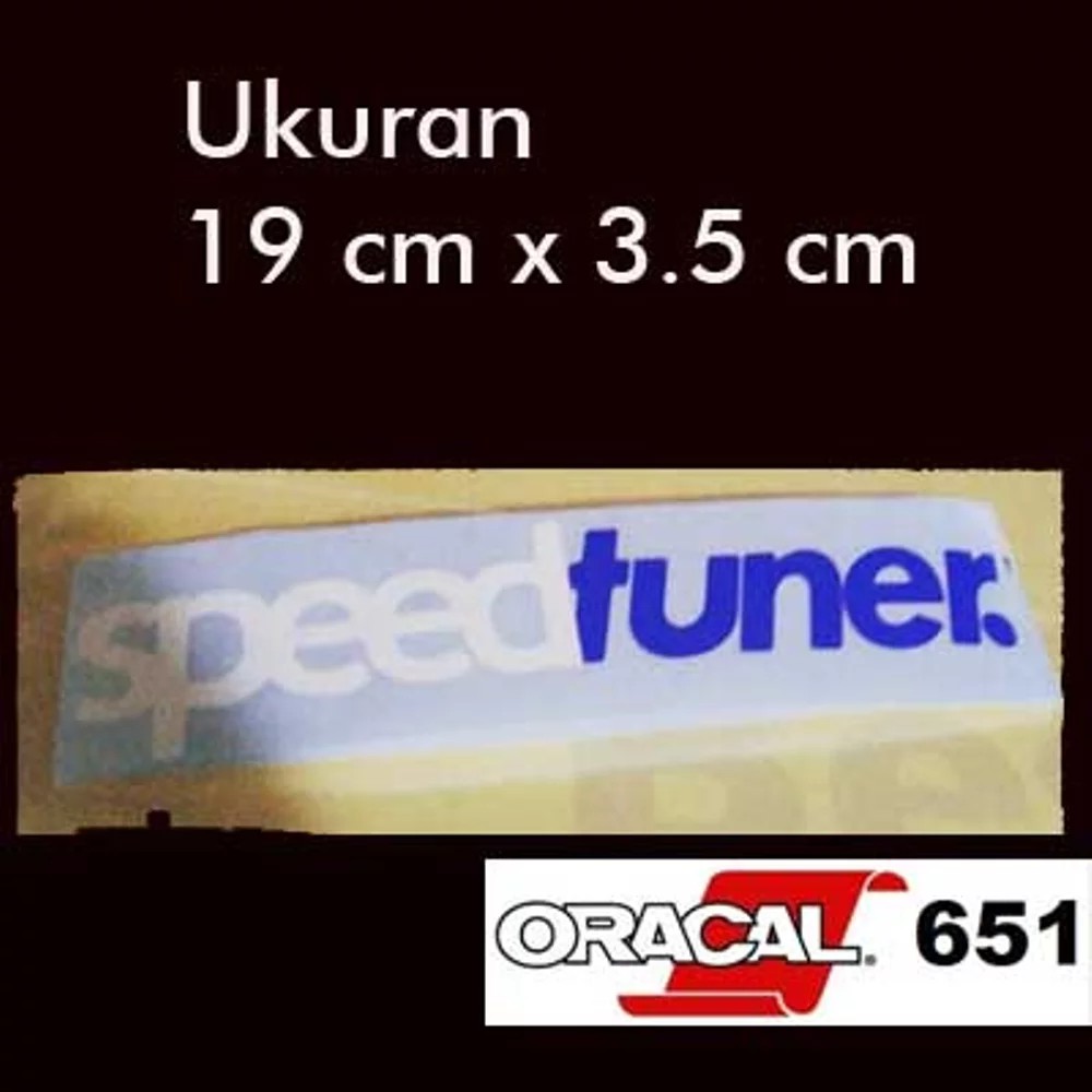 Cutting Sticker Speedtuner 01