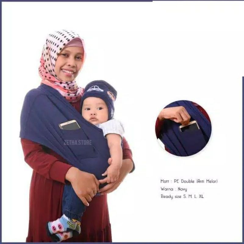 gendongan kaos bayi
