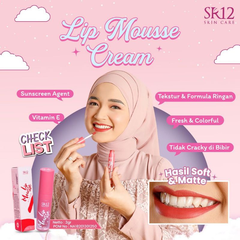 LIP MOUSSE SR12 TERBARU..!!