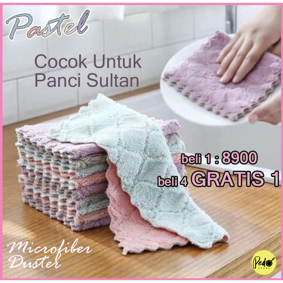 Pastel Series SUPERSOFT Microfiber Duster - Kain Microfiber soft