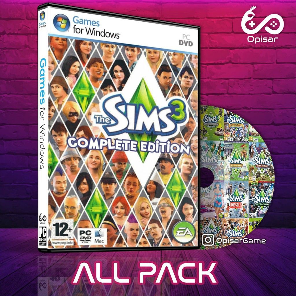 THE SIMS 3 Complete Edition Full Pack PC Game