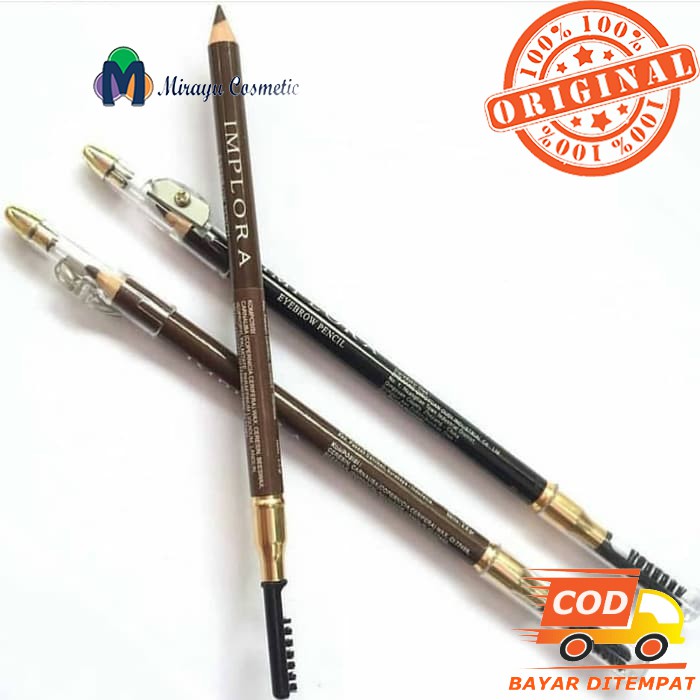 Implora Eyebrow Pencil Alis Coklat Hitam