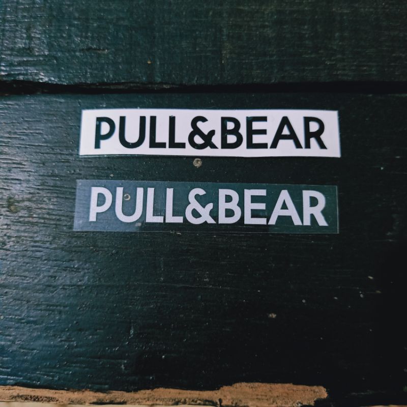 sticker stiker cutting pull & bear