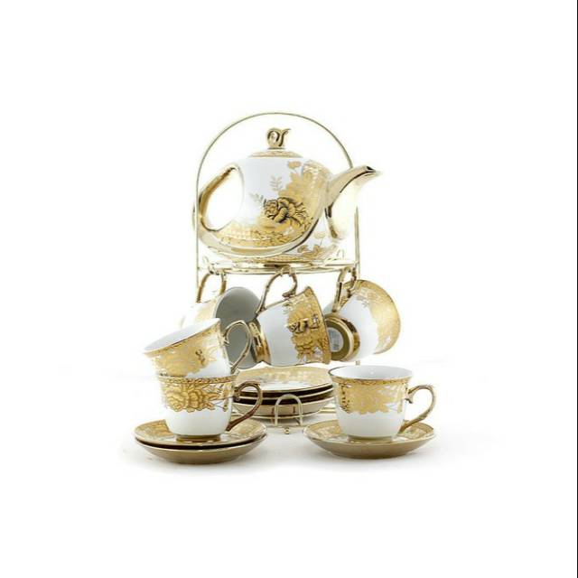 Tea set chrome vicenza CR90