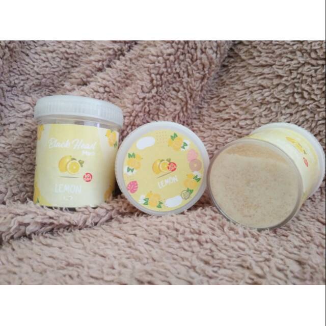 Black head mask lemon
