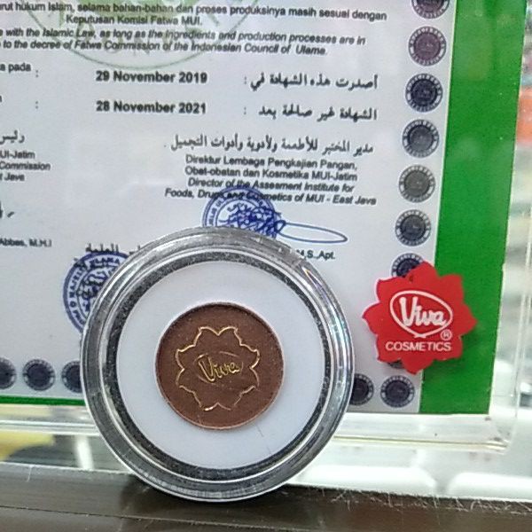 Viva eye shadow coklat