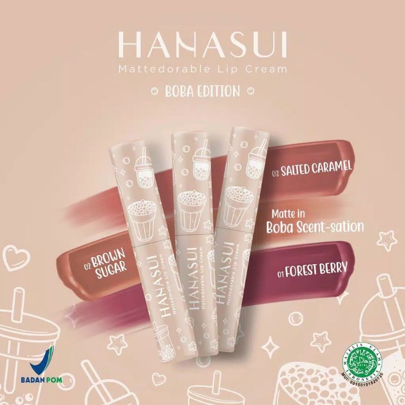 HANASUI LIP MATTE BOBBA SERIES