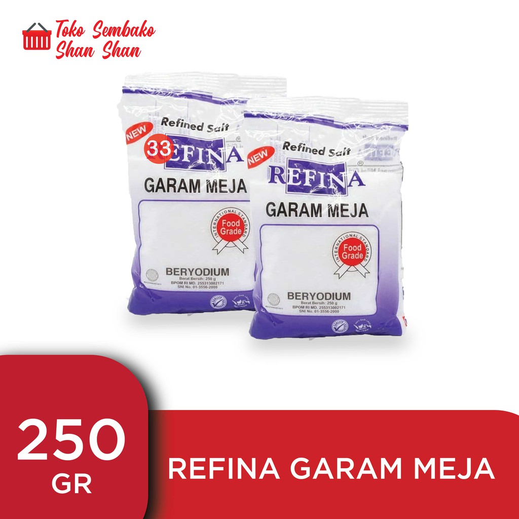 GARAM MEJA REFINA 250GR