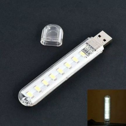 LED USB Mini 8 Reading Lamp Desk 5V