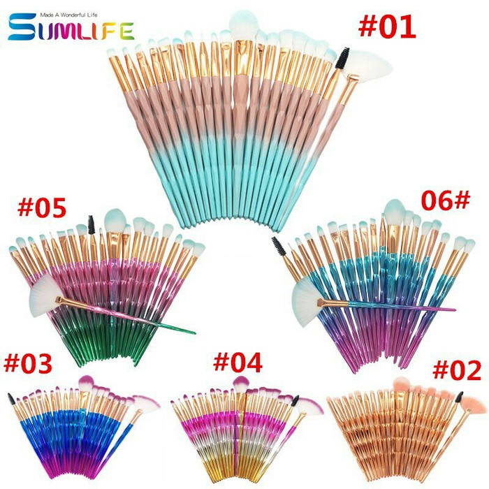 20pcs brush set