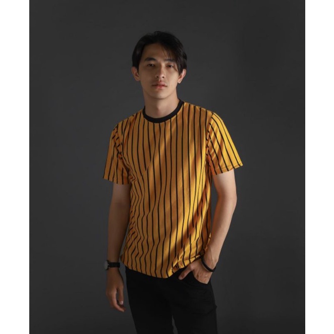 Tshirt Stripe VT || Mustard