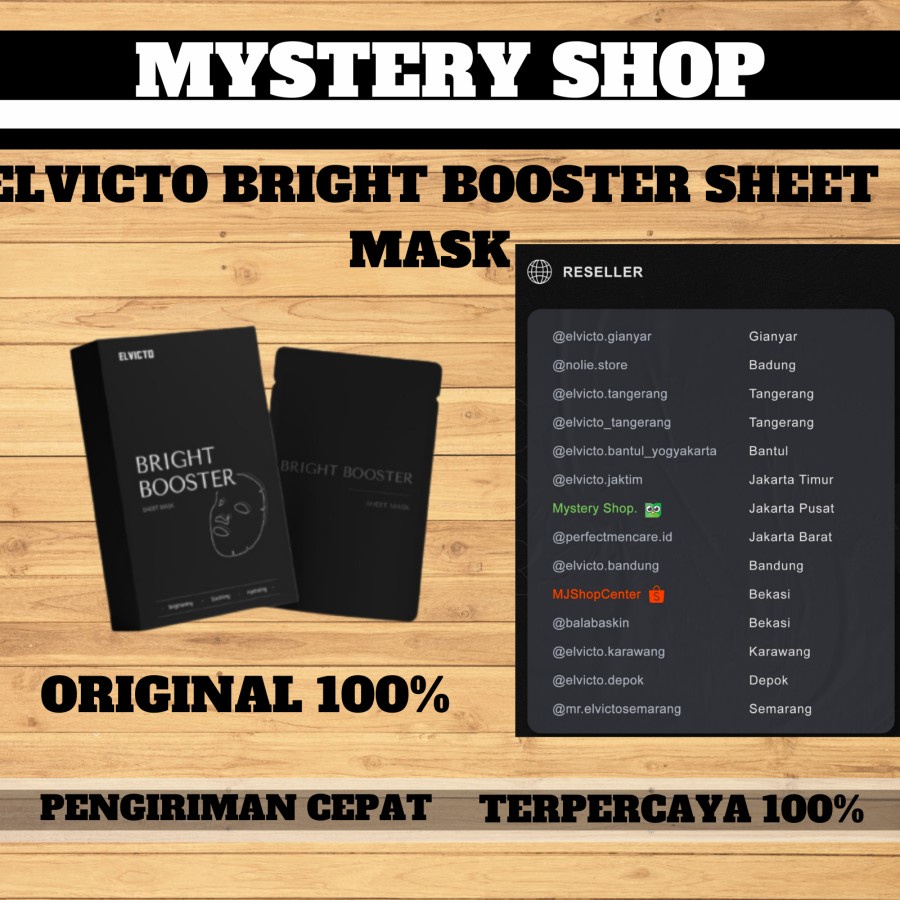 Elvicto Bright Booster Sheet mask