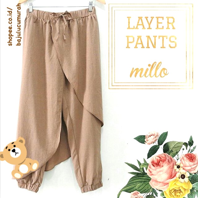 Layer jogger pants