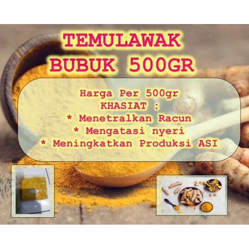 Temulawak / Curcuma /Java Jinger Murni 1 Kg