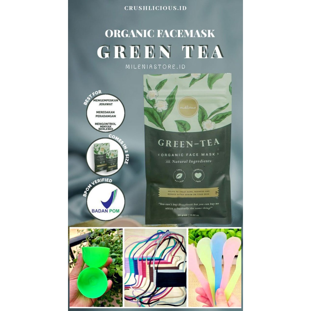 {FREE GIFT} CRUSHLICIOUS "Green Tea" [25gr & 60gr]