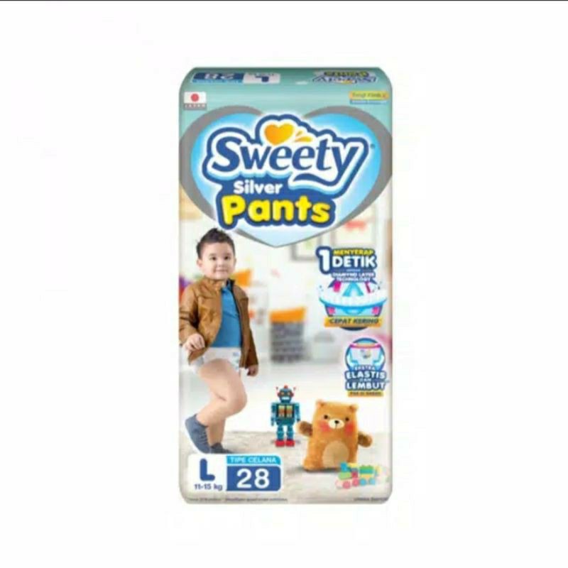 sweety silver pants size L