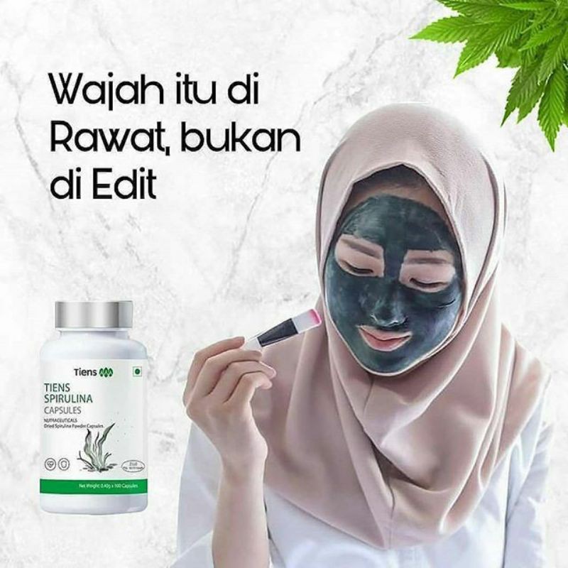 masker Spirulina