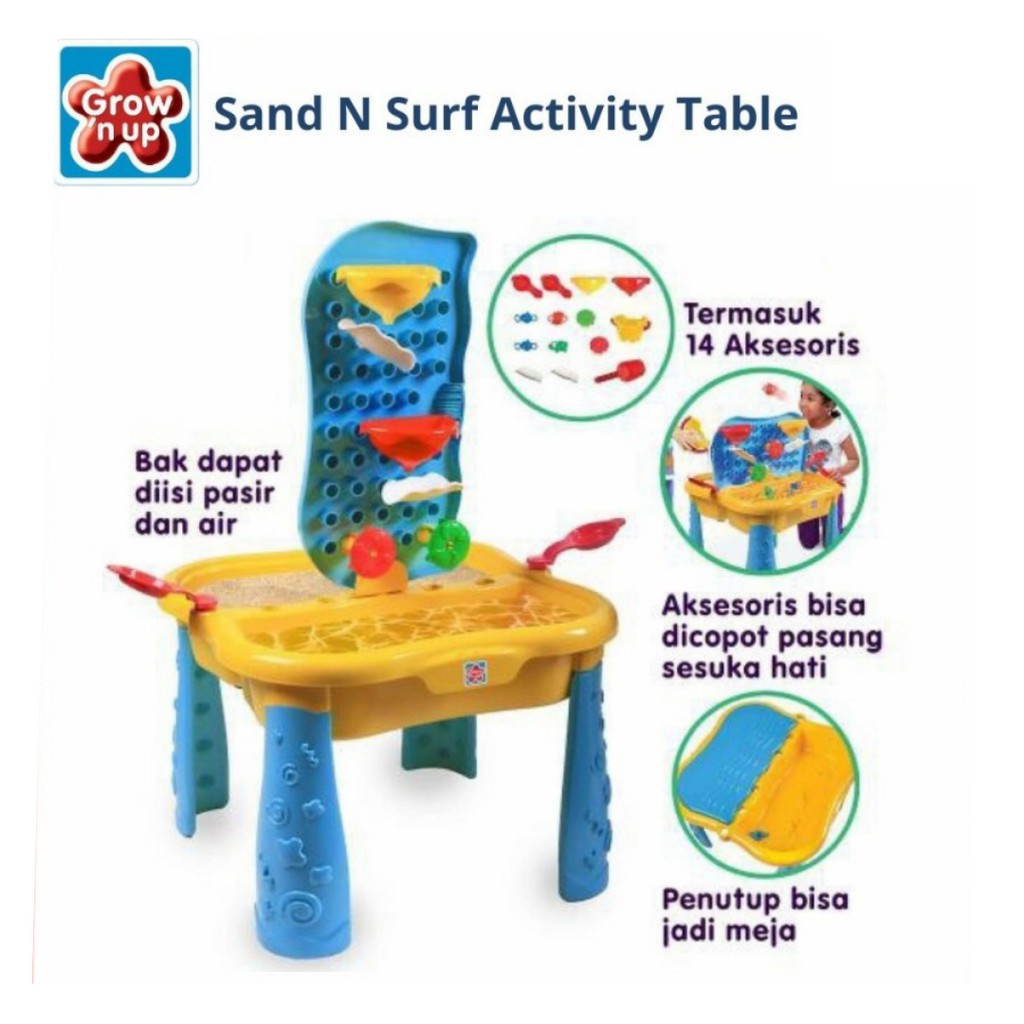 Grow N Up Sand and Surf Activity Table