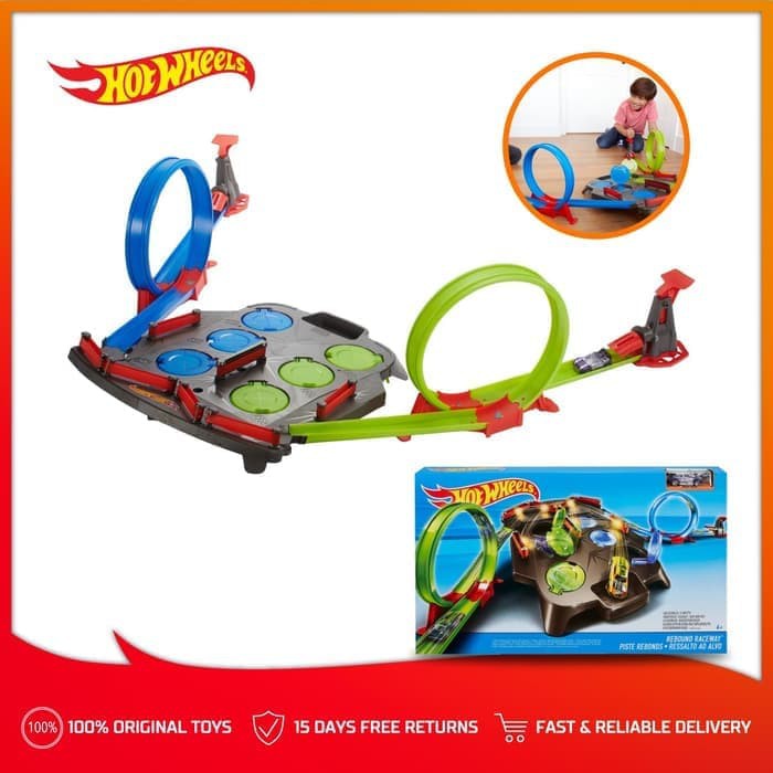 mainan hot wheels rebound raceway