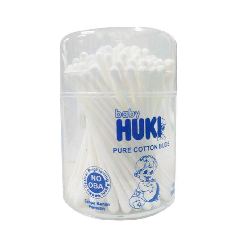 HUKI COTTON BUDS POT 100 PCS