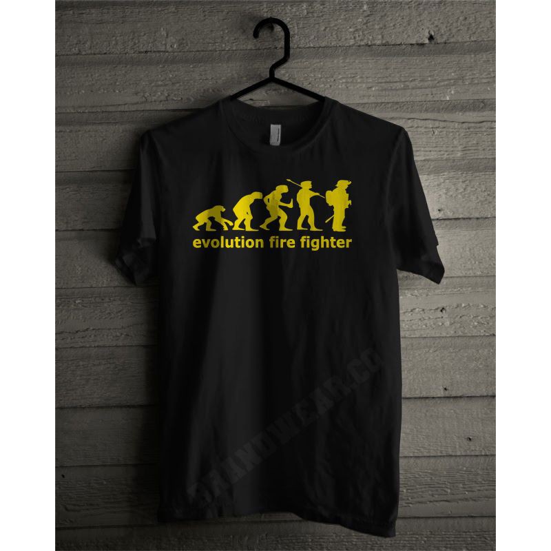 Kaos Baju Damkar Evolution Fire Fighter