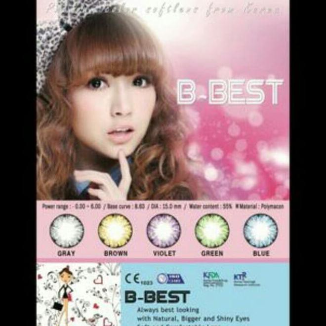 Softlens B-Best - Black Normal List Diskon