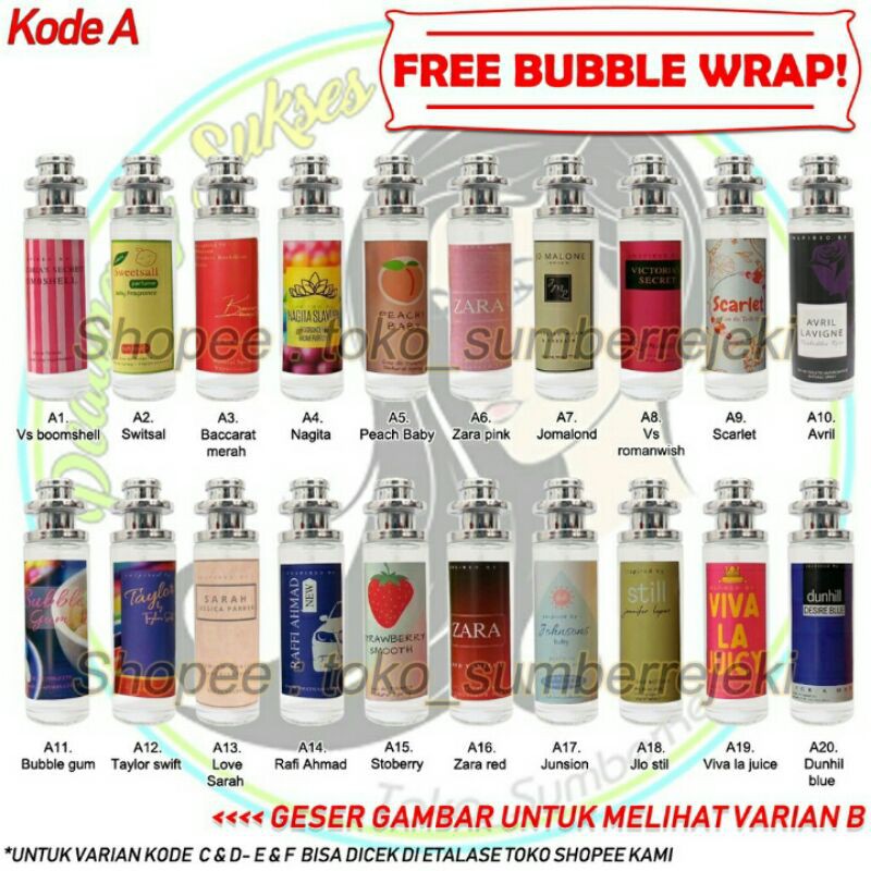 parfum thailand