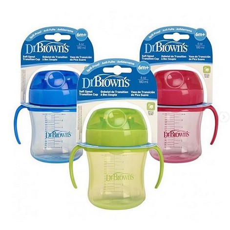 DR BROWN'S-SOFT SPOUT TRANSITION CUP 180ML
