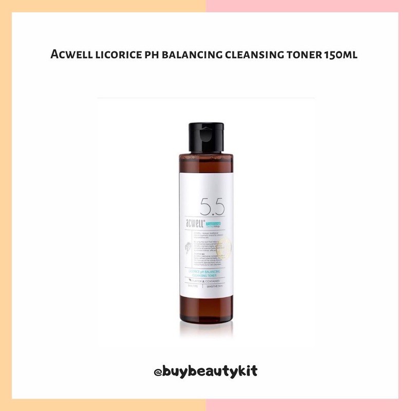Acwell Licorice pH Balancing Toner 150ml