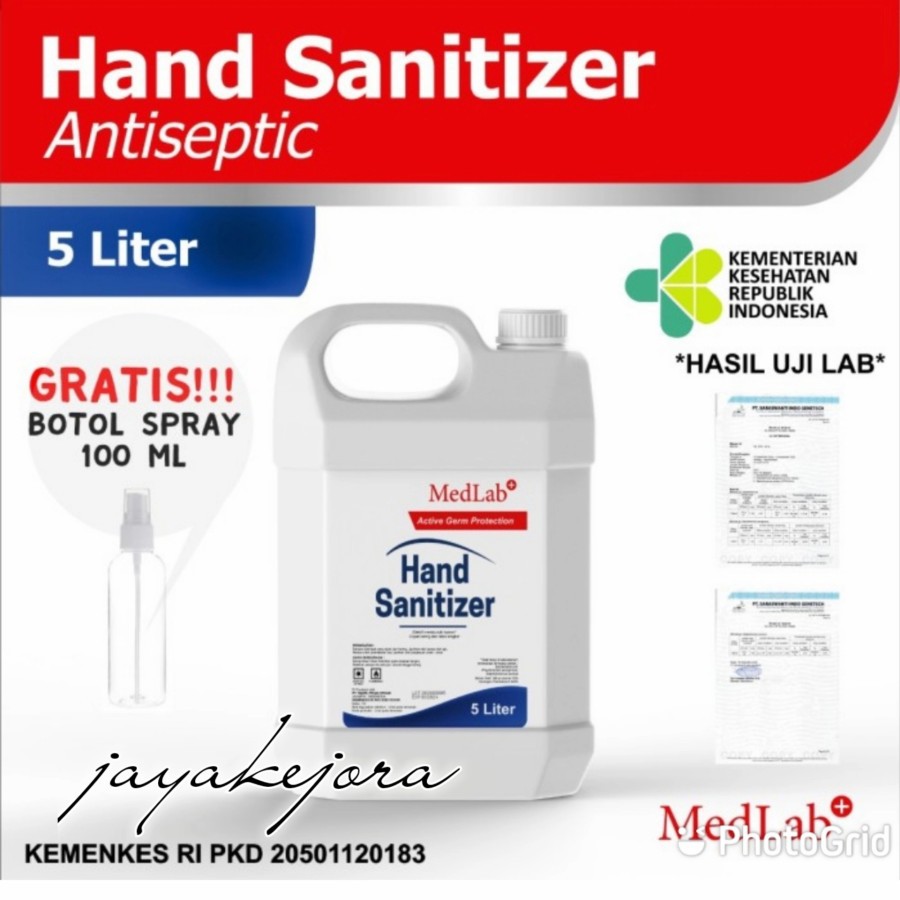 Hand Sanitizer Cair Medlab 5 liter