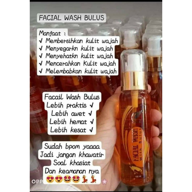 Facial Wash Bulus
