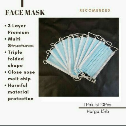 Masker Kesehatan 10 PCS