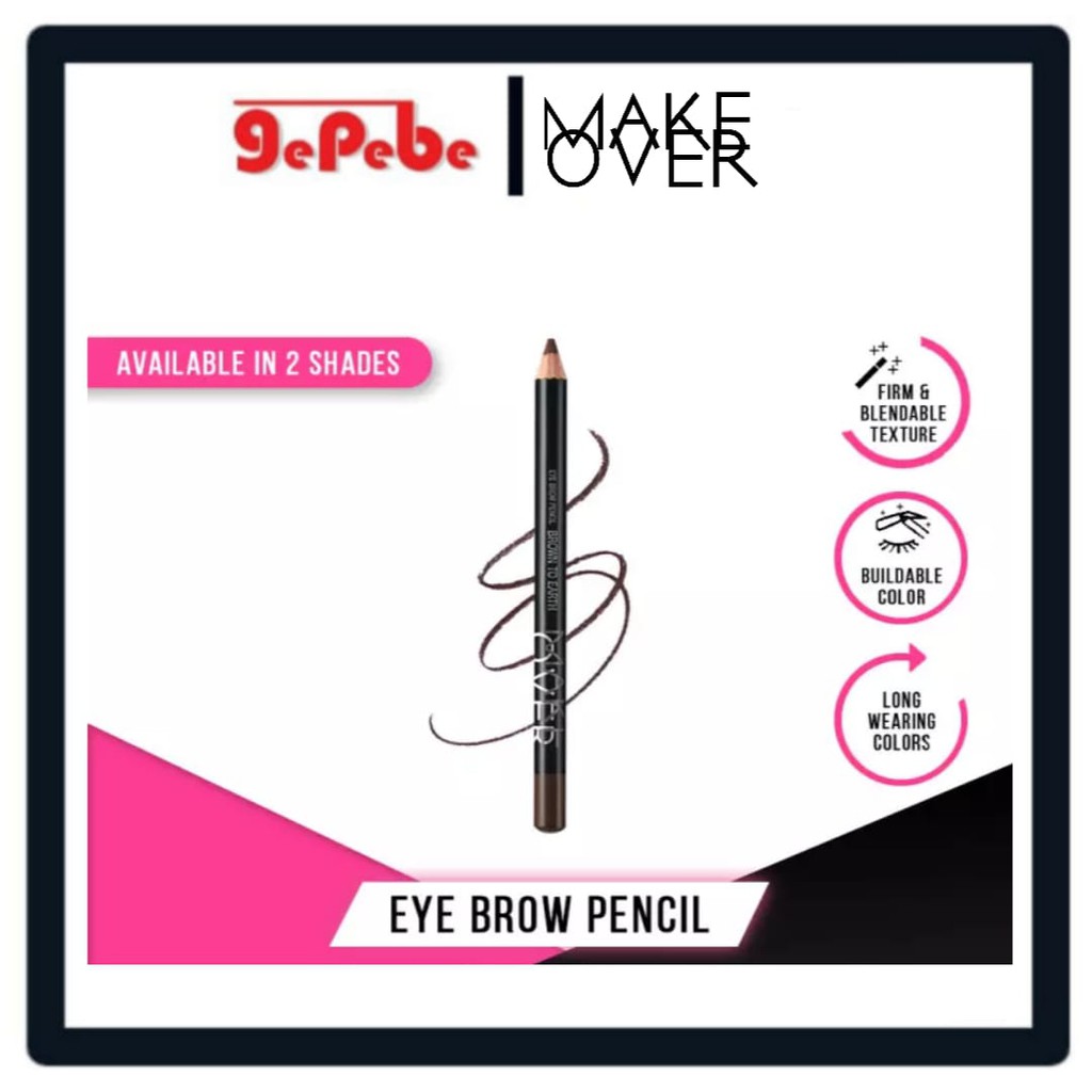 Make Over Eyebrow Pencil Black Brown