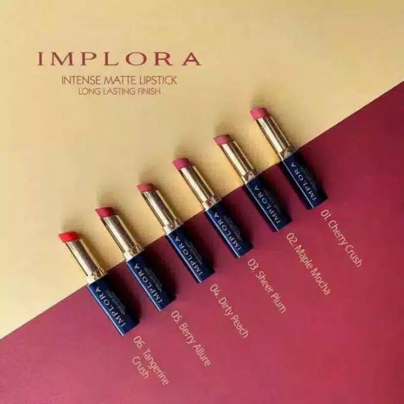 lipstick implora ready 1-6