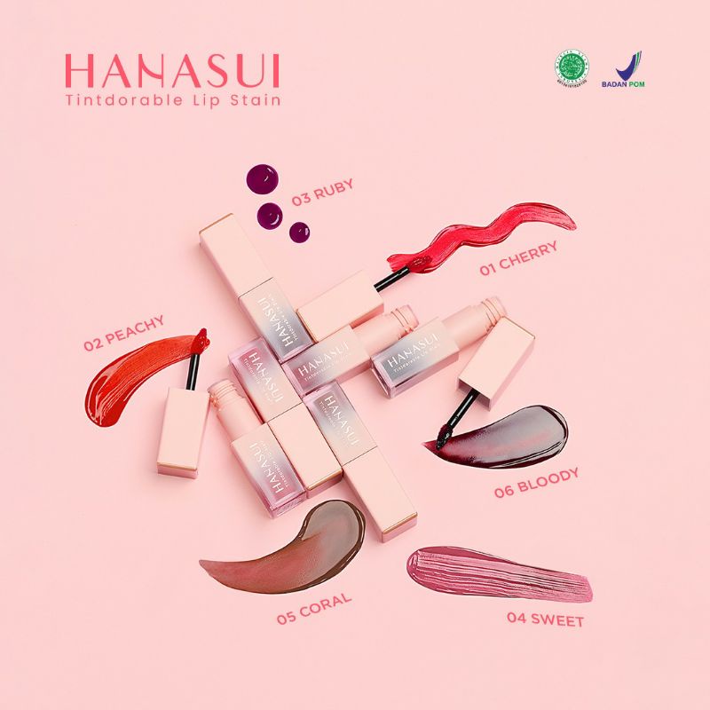 Hanasui Tintdorable Lip Stain (Liptint)