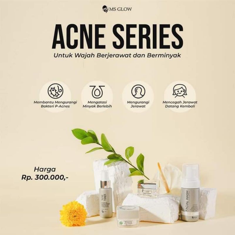 Ms glow paket acne