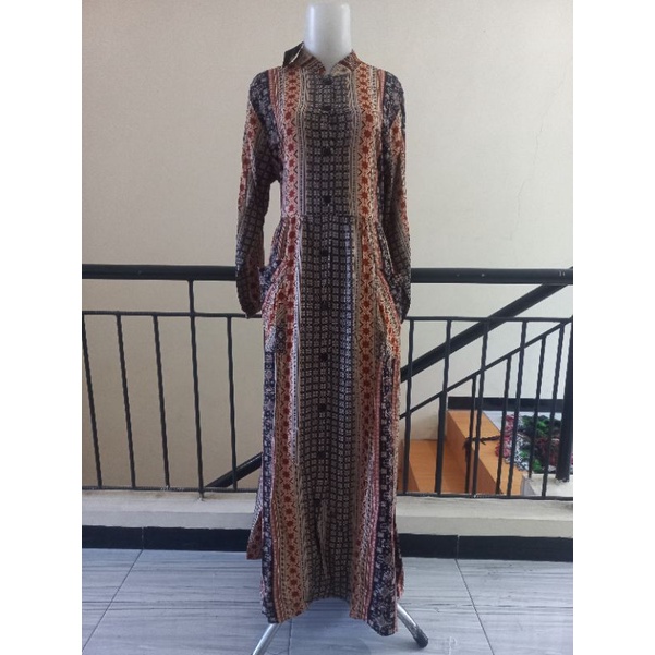 Gamis viscose abstrak