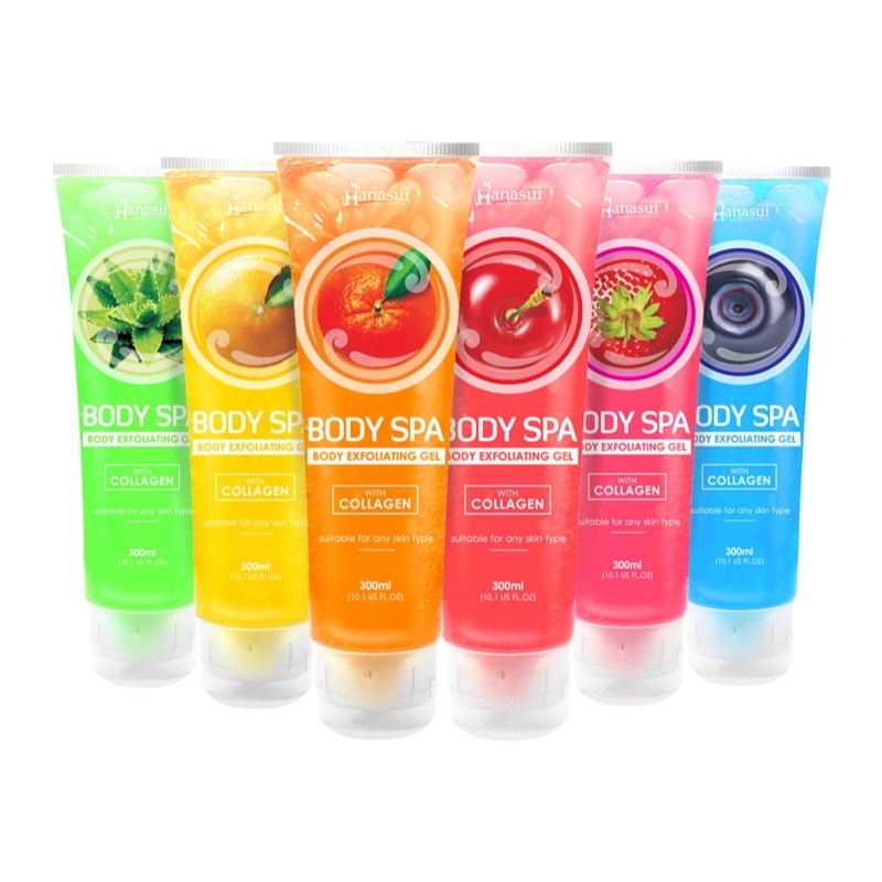 Hanasui body spa with aha & collagen 300ml