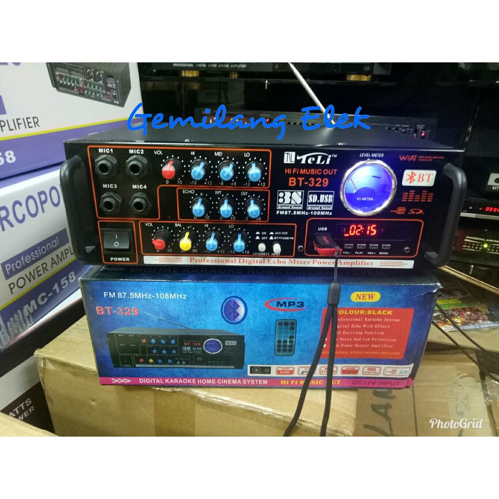 Amplifier Karaoke TELI BT-329 BLUETOOTH